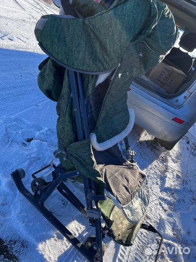 Два в одном санка коляска