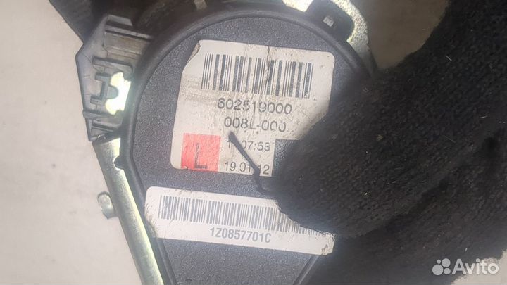 Ремень безопасности Skoda Octavia (A5), 2012