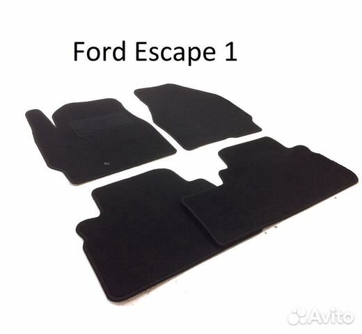 Коврики Ford Escape 1 ворсовые
