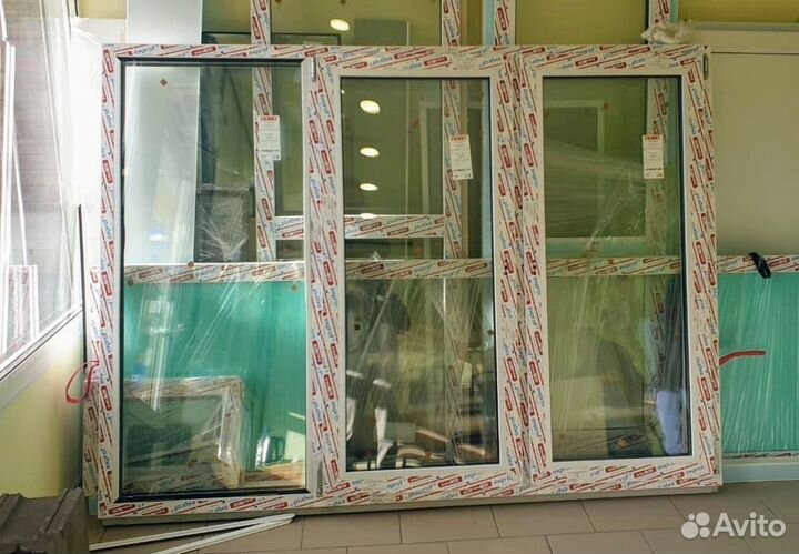 Окно пластиковое 2060 х 1520 новое