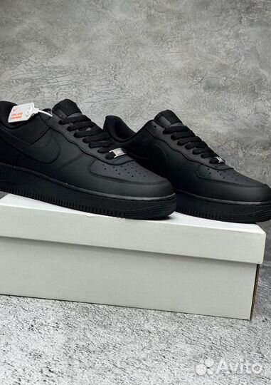 Кроссовки Nike Air Force 1 Supreme Black