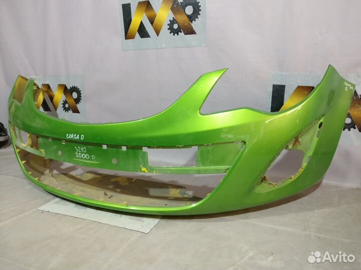 Opel Corsa D 11- Бампер передний Бу оригинал