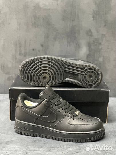 Кроссовки Nike Air Force 1 черные