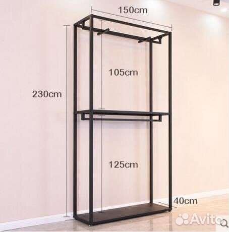 Вешало, рейл, вешалка напольные