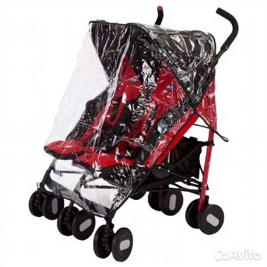 Коляска трость для двойни