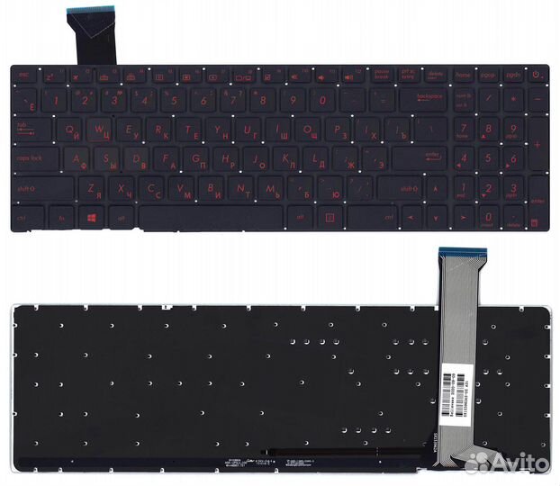 Клавиатура для Asus GL552V с подсветкой p/n: NSK