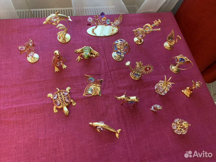 Фигурки с кристаллами сваровски