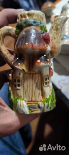 Набор солонка, перечница, соусник 2шт, горчичница