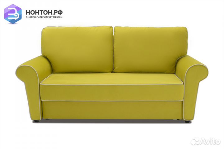 Диван еврокнижка Прованс горчичный