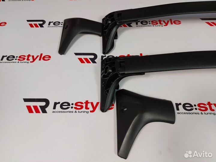 Рейлинги поперечные Lexus LX570 с16г Черные