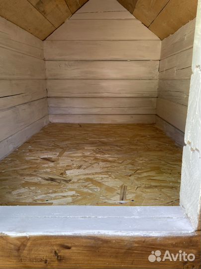 Будка из бруса