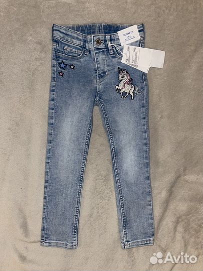 Джинсы h&m для девочки 104