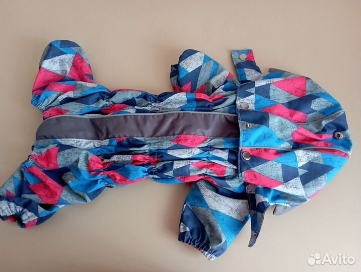 Комбинезон-дождевик для собак мелких пород