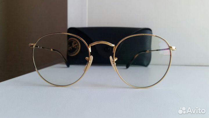 Имиджевые очки ray ban 3447v 2500, линзы хамелеон