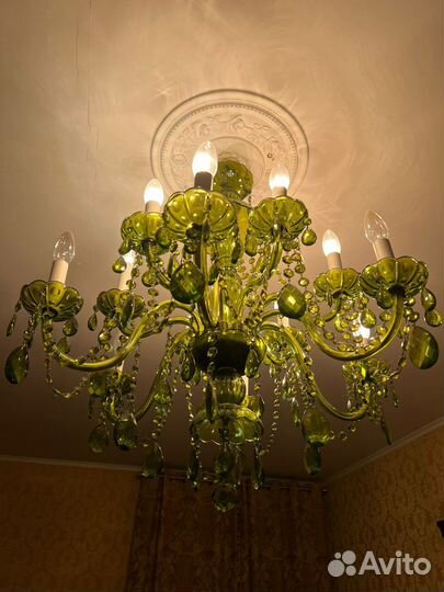 Люстра потолочная италия бу