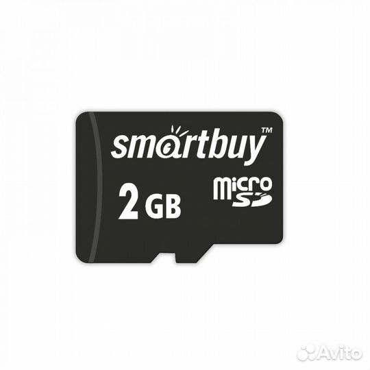 Карта памяти MicroSD 2GB SmartBuy (без адаптера)