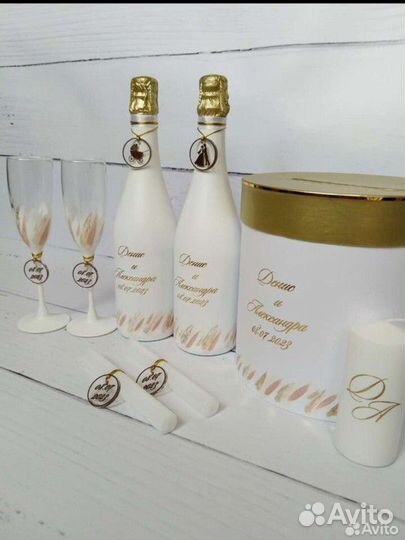 Свадебные наборы разные 10 штук