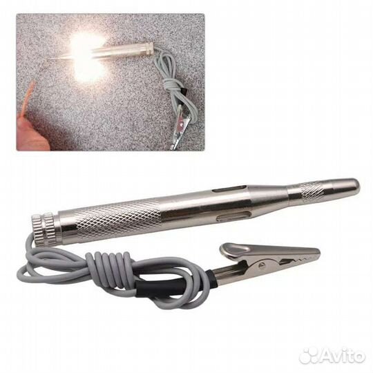 Пробник-тестер авто,6-24v, металл