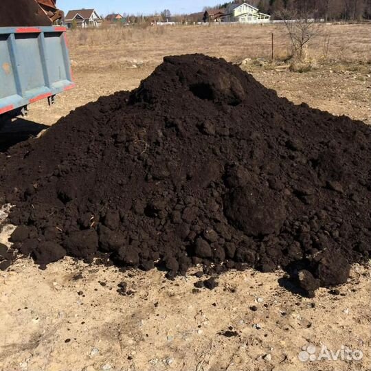 Чернозём плодородный перегной навоз биогумус