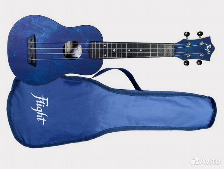Новая укулеле Flight TUS DB + чехол. Доставка