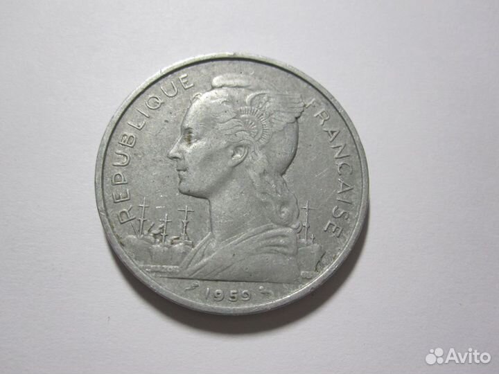 Французское Сомали 5 франков 1959