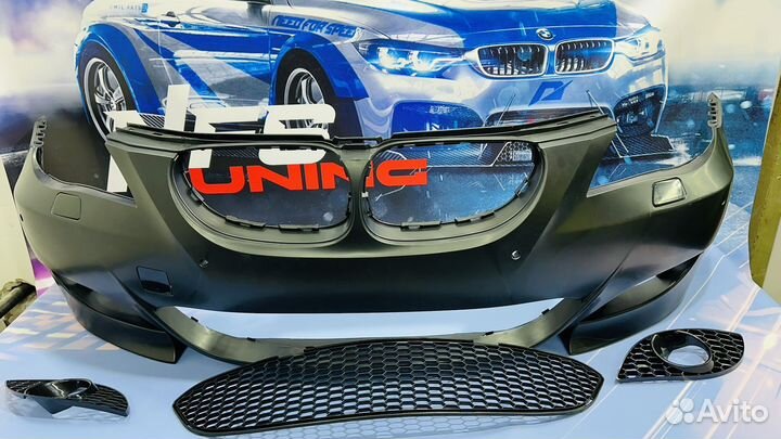 Передний бампер для BMW 5 E60 M Look в сборе