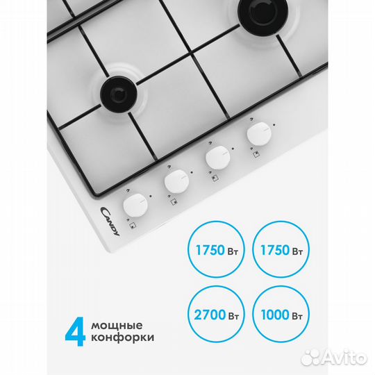 Газовая варочная панель 4 конфорки новая