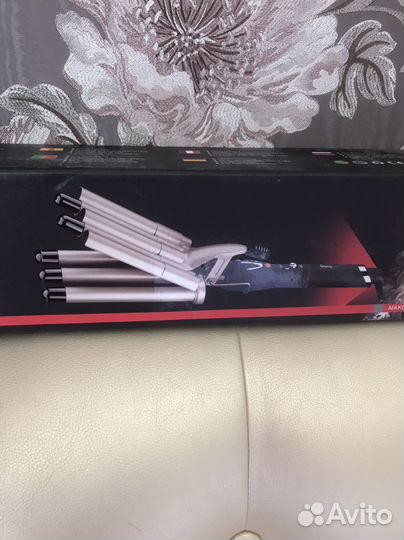 Плойка для волос пятиволновая