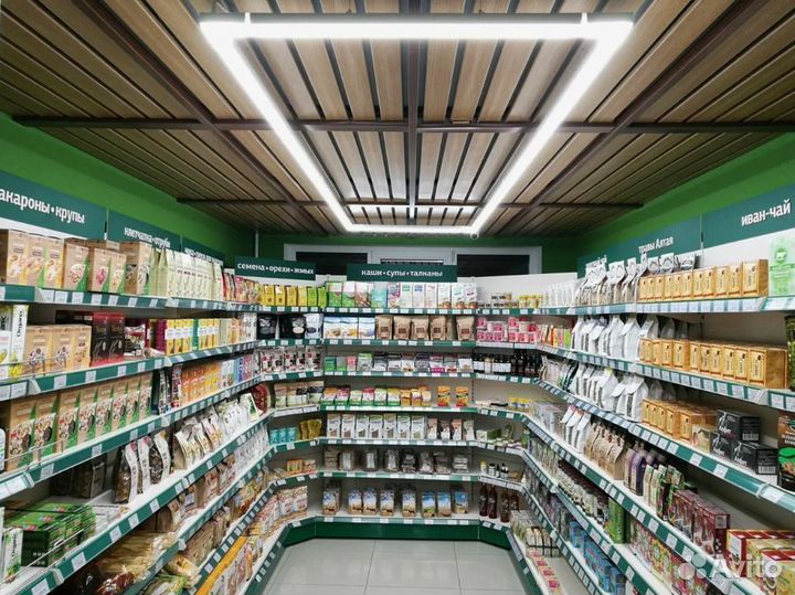 Современный тренд в освещении магазинов