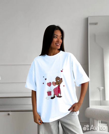 Футболка женская оверсайз