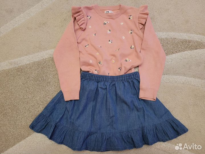 Вещи пакетом на девочку р. 116