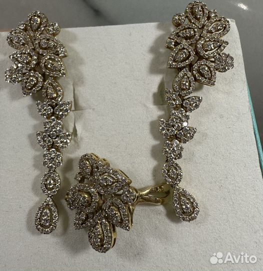 Золотые серьги подвески