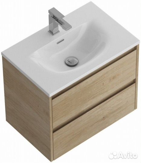 Тумба с раковиной BelBagno Kraft 39-70-BB-8099-3-70 Rovere Nebrasca Nature