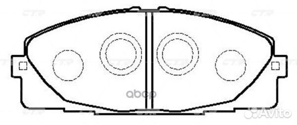 Старый номер CKT-159) Колодки тормозные GK1172