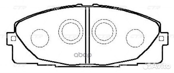 Старый номер CKT-159) Колодки тормозные GK1172