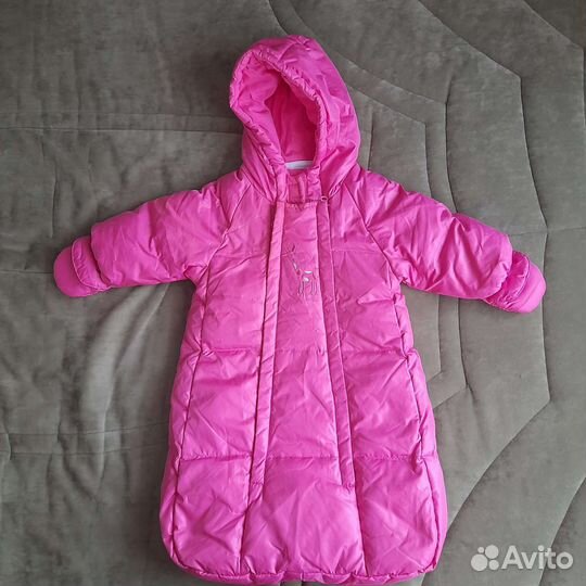 Комбинезон конвертик утепленый 62 демисезонный