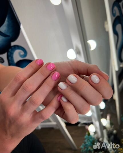 Гель лак, наращивание, маникюр
