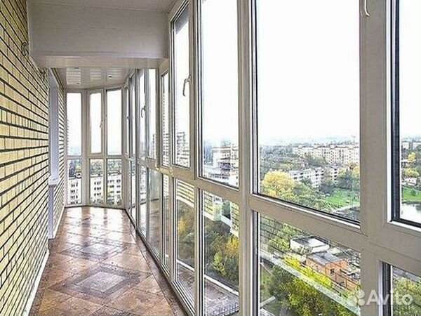 Алюминиевые балконные рамы-купе