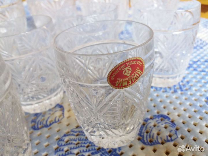 Бокалы Богемия Хрусталь Чехия стаканы СССР