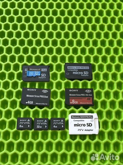 Карта памяти sony memory stick+ игры