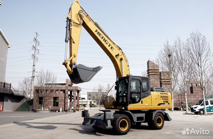 Колёсный экскаватор HENGTE HT190W, 2024