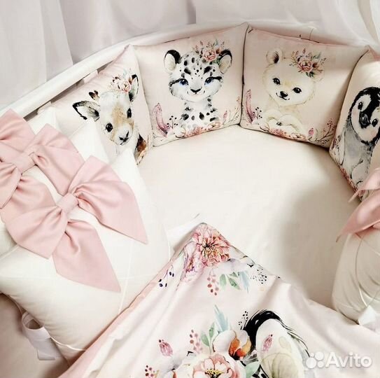 Бортики в детскую кроватку