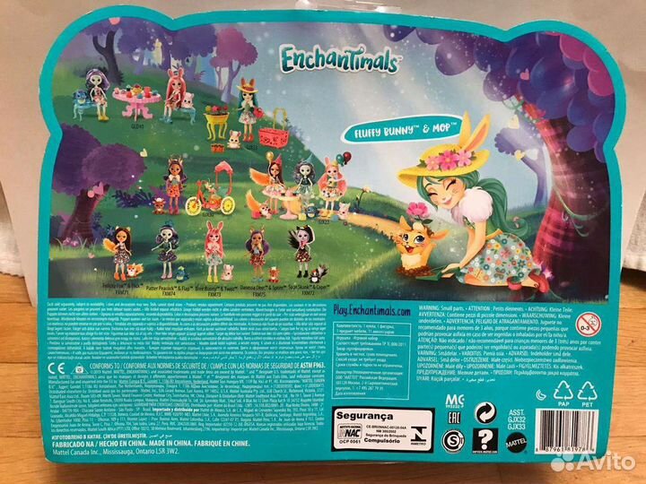 Энчантималс Enchantimals куколка кролик зайка