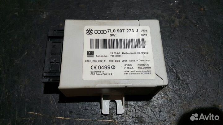 Блок давления в шинах Porsche Cayenne 955 M48.50