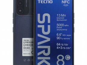 Новые Tecno Spark 8C (4/64Gb) NFC 90Гц Гарантия