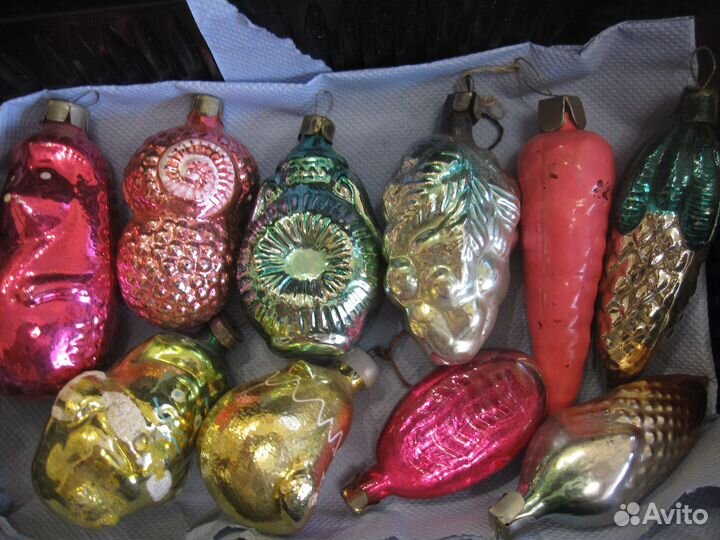 Елочные игрушки СССР