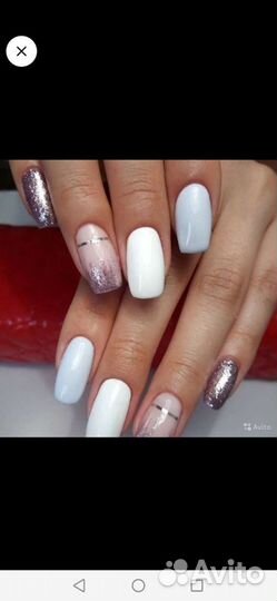 Наращивание ногтей, шеллак, педикюр