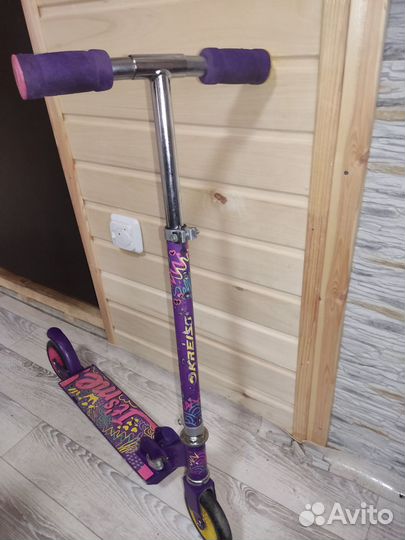 Самокат детский двухколесный бу