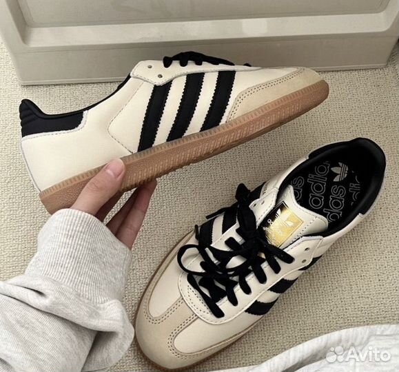 Adidas samba og cream white sand strata