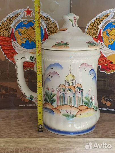 Авторские работы. Кружка и тарелка с ресунком